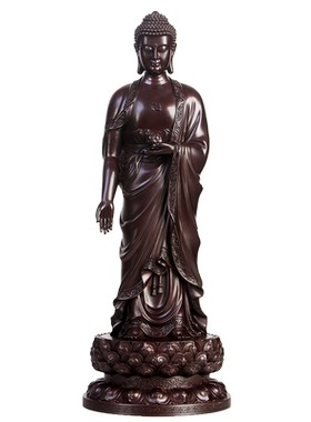 菩萨摆件纯铜生肖狗接引佛