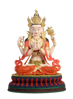 工艺观音菩萨彩绘密宗供奉佛像