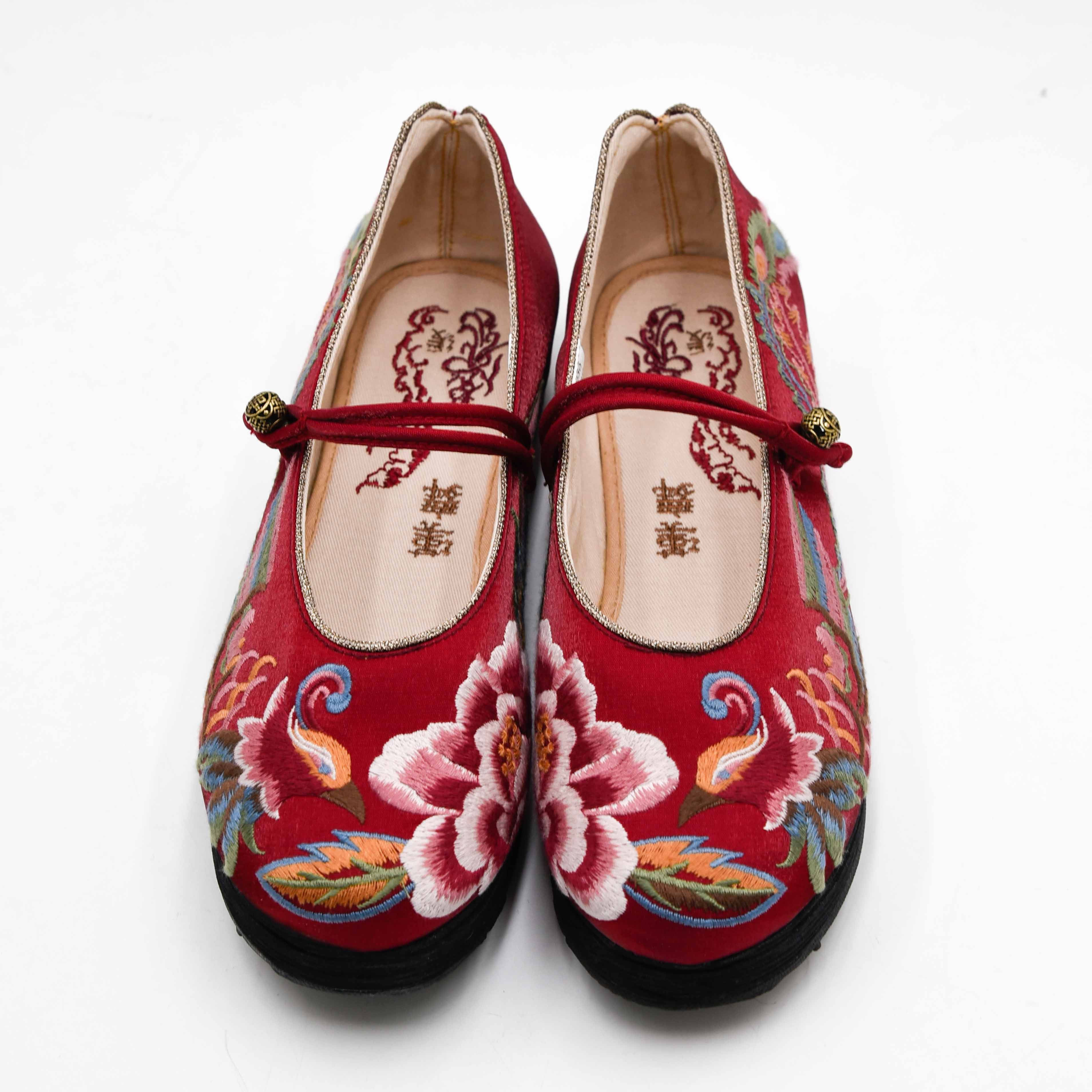 【鸾凤和缘】汉舞中国风复古千层底新款女布鞋软底平底刺绣夏季鞋,女鞋,传统布鞋,淘宝优惠券,粉丝福利购,淘宝优惠卷