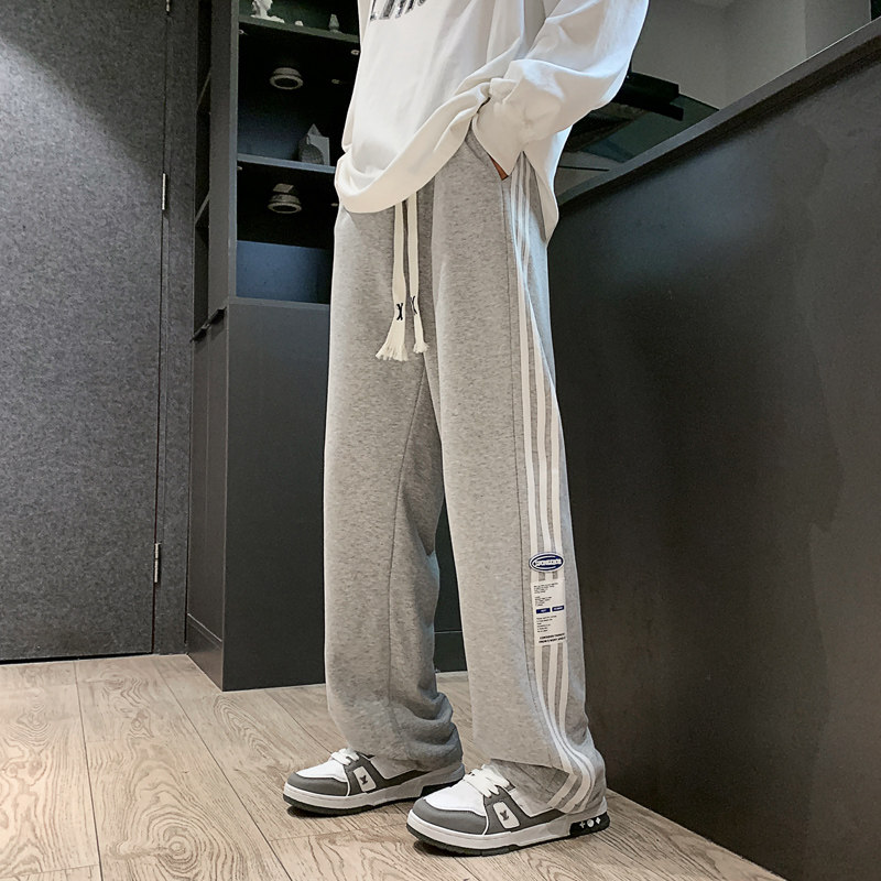秋季直筒宽松型时尚潮牌休闲裤男青春流行长裤K627P50,男装休闲裤,星座1106-3（原星座1111）