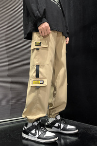 春夏休闲裤男宽松多袋裤学生工装裤K72P35图片