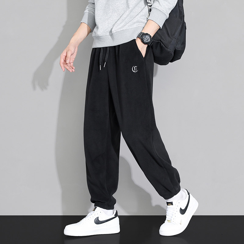 奥利绒加厚加绒男裤卫裤潮流休闲男裤青春流行男长裤K2810P50,男装休闲裤,星座1106-3（原星座1111）