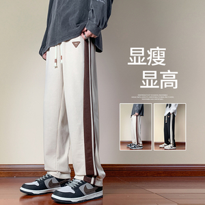 木地板男士运动卫裤长裤拖地休闲男直筒潮XZ1111K303P40,天蓝色与什么色搭配好看图片女生图片