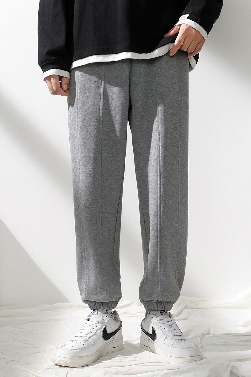 港风纯色时尚休闲卫裤束脚男士长裤KB333,男装休闲裤,星座1106-3（原星座1111）