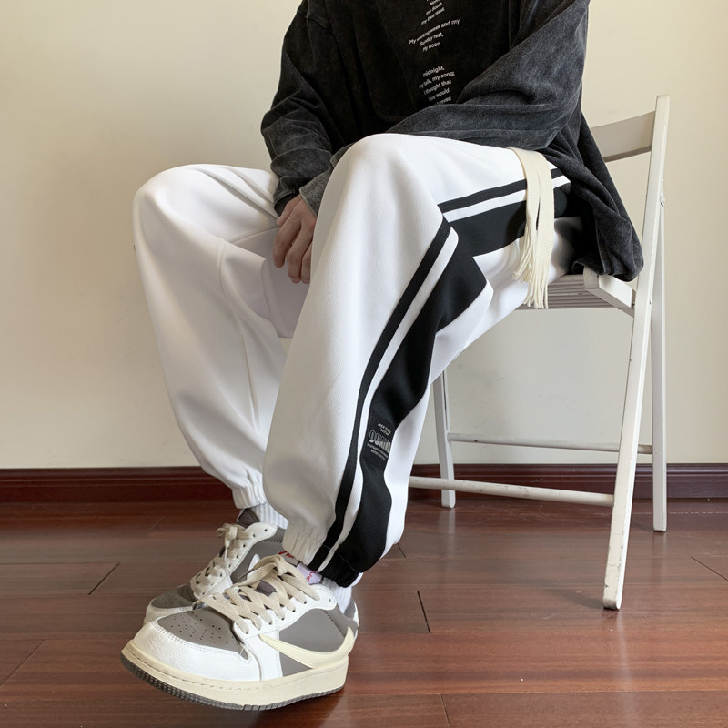 秋季新款男士宽松卫裤个性休闲运动裤韩版束脚裤潮XZ1111~656P45,男装休闲裤,星座1106-3（原星座1111）