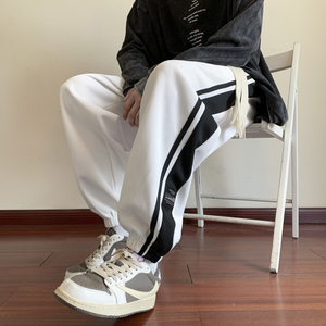 秋季新款男士宽松卫裤个性休闲运动裤韩版束脚裤潮XZ1111~656P45