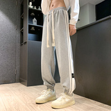 春季新款男士宽松卫裤个性休闲运动裤韩版束脚裤潮XZ1111~656P45，男装休闲裤，星座1106-3（原星座1111）