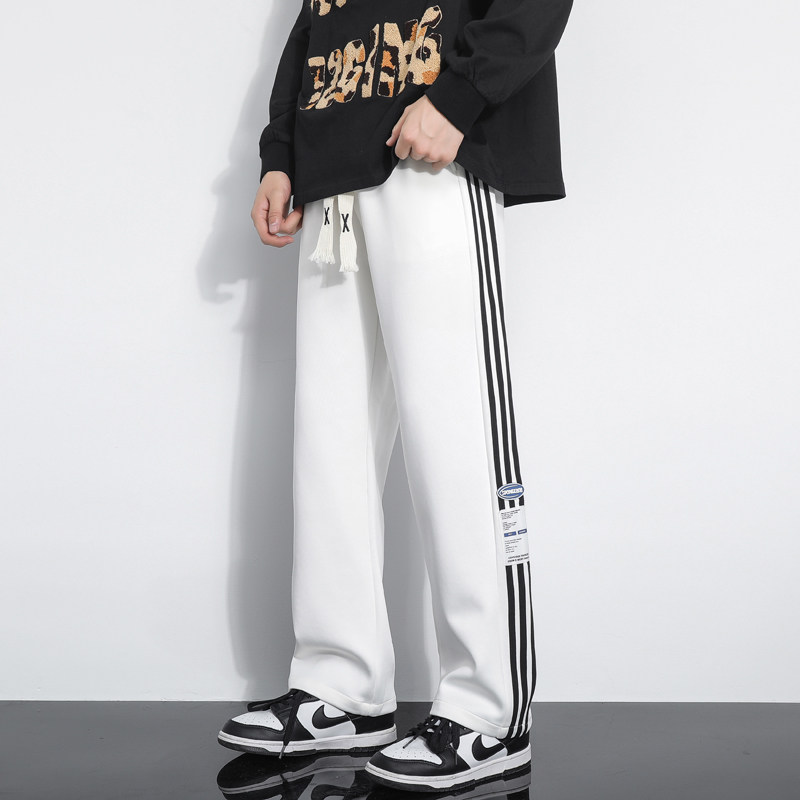 春季高品质卫裤男士休闲长裤直筒宽松束脚裤抽绳K627P50,男装休闲裤,星座1106-3（原星座1111）