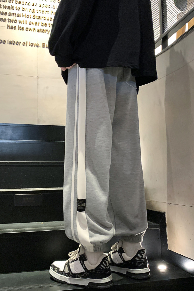 秋季新款男士宽松卫裤个性休闲运动裤韩版束脚裤潮XZ1111~656P45,男装休闲裤,星座1106-3（原星座1111）