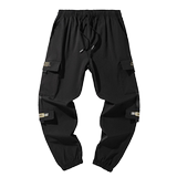 港风/男个性拼料宽松多袋裤百搭工装裤D72P35平铺，男装休闲裤，星座1106-3（原星座1111）