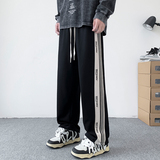 2023男士潮流运动卫裤长裤拖地休闲男直筒裤K301P40，男装休闲裤，星座1106-3（原星座1111）