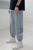 夏季薄款韩版潮流薄款束脚卫裤男士九分裤1536，男装休闲裤，星座1106-3（原星座1111）
