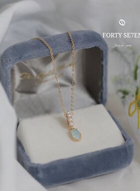 其他锆石镀金女新款锁骨链