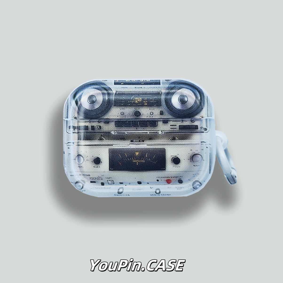 优品复古收音机苹果pro4耳机壳潮