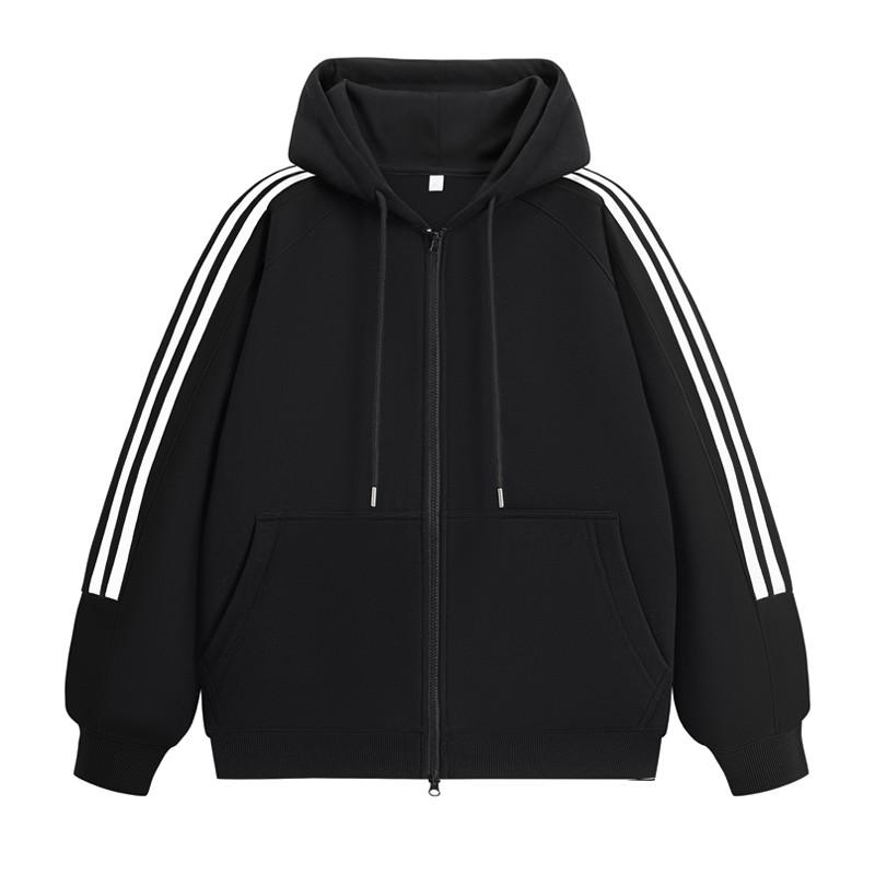 HELIPORT停机坪条纹卫衣外套