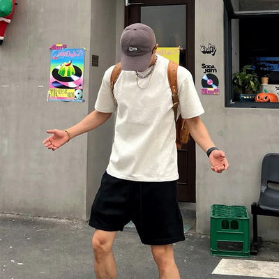 HELIPORT停机坪 基础短裤男女夏季五分裤宽松百搭休闲裤子