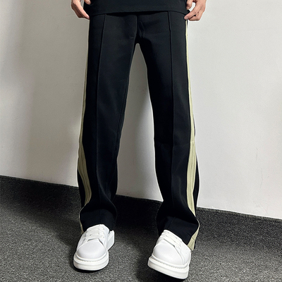 HELIPORT停机坪 侧边织带裤脚拉链休闲裤男女潮牌宽松休闲长裤