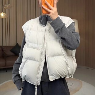 大码微胖宽松棉服外套女士秋冬季时尚百搭慵懒风棉衣韩版高级马甲