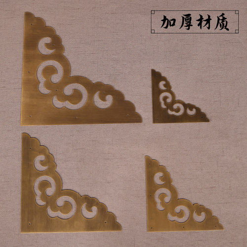 茗龙铜艺黄铜护角加厚防氧化
