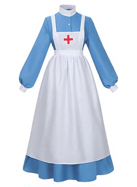 万圣节cos服妇女护士服装围裙