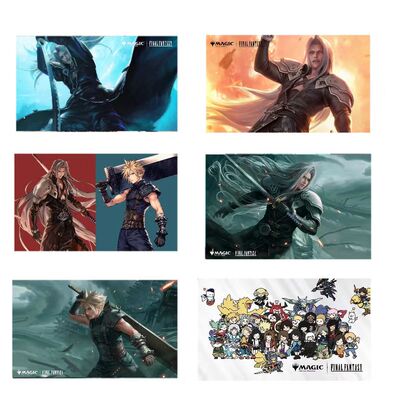 MTG牌垫万智牌最终幻想ff系列playmat单人卡垫支持定制橡胶diy