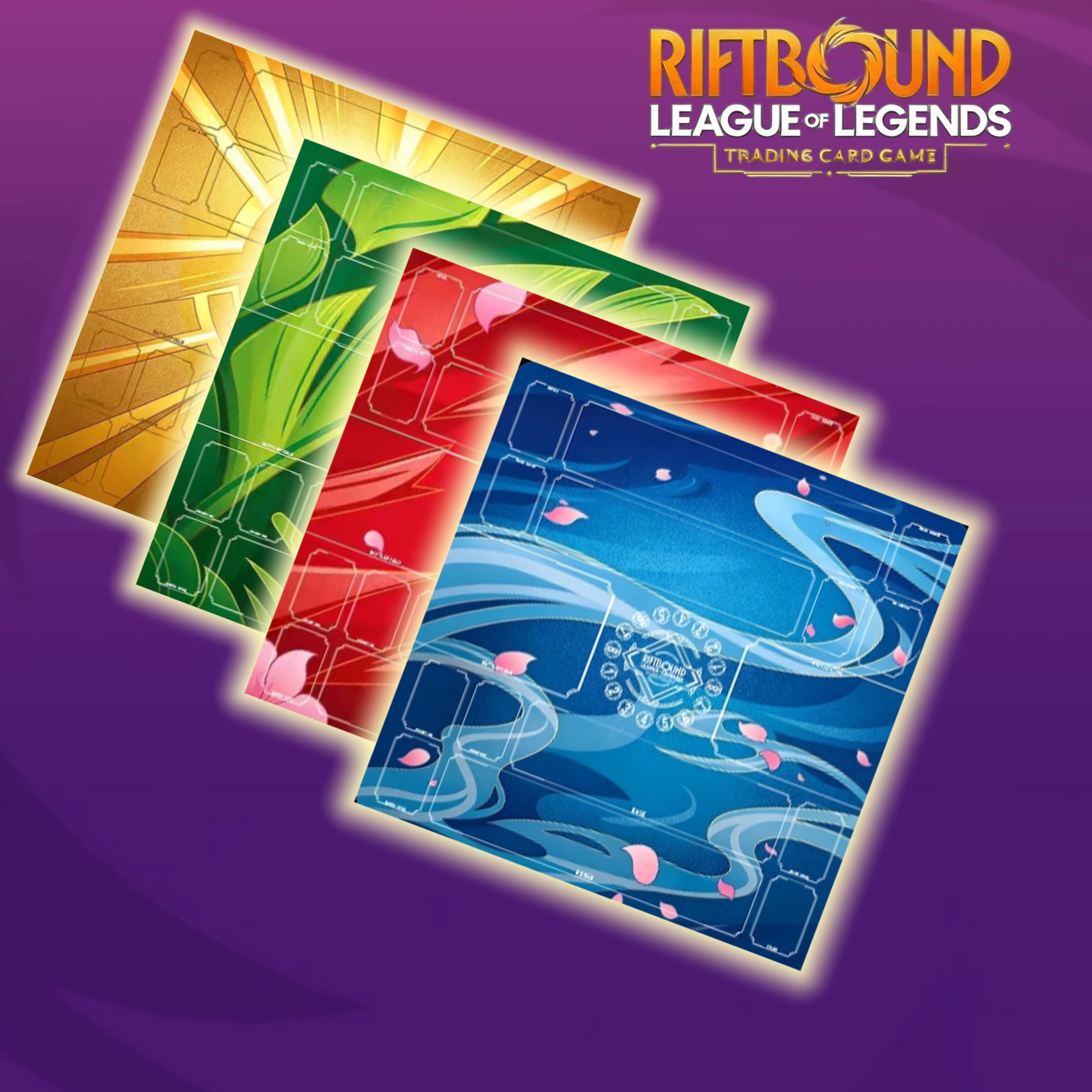 符文战场卡垫牌垫Riftbound英雄联盟lol TCG playmat对战桌垫