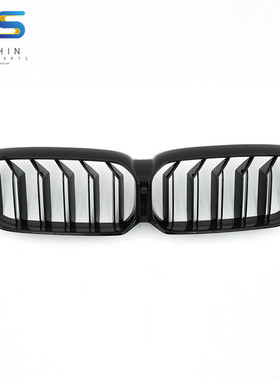 适用于宝马5系G30/G38LCI改装M5款三色亮黑中网单线款中网2021-ON