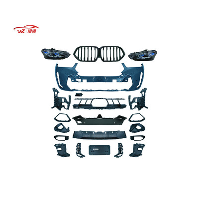 适用宝马X6G06前期改后期M板MT前后包围19-22改24机盖叶子板套件