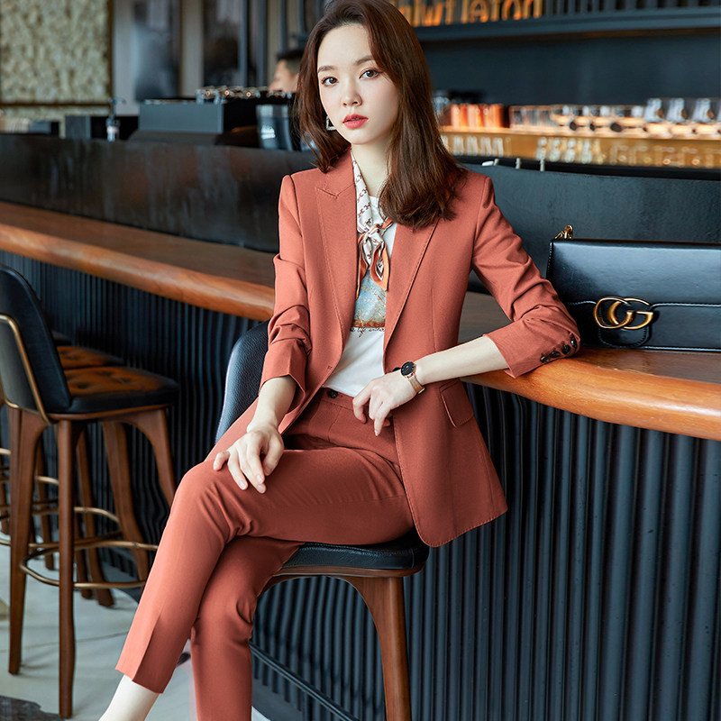 官网正版红豆牌小西装套装女新款休闲职业装外套气质女士西服正装