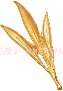 美国大都会博物馆镀金高档胸花