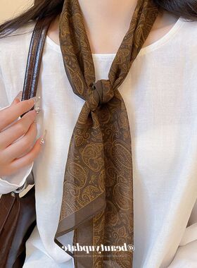 复古布艺颈链网纱轻奢项链腰果