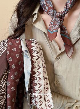 高级感腰果花毛衣链气质项链轻