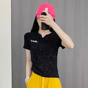 广场舞服装夏季薄款上衣透气运动跑步短袖跳舞蹈运动团体表演衣服