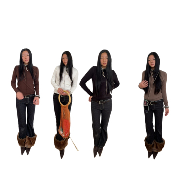 STAINFACE雀斑脸基础款保暖百搭加绒打底衫四色