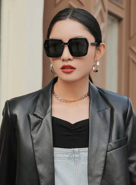 腾悦防紫外线方形潮流女偏光镜