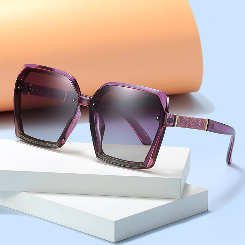 墨镜女夏季防晒2024年新款偏光太阳眼镜潮网红款防紫外线大脸显瘦