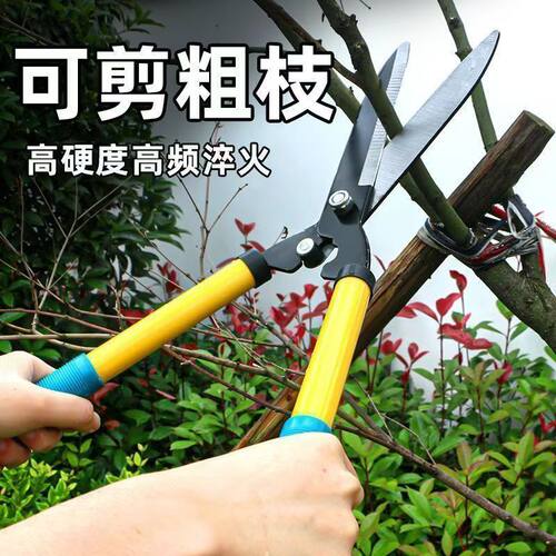 德国园艺修枝剪绿化花剪草坪花木绿篱剪大花园林强力修剪树枝专用