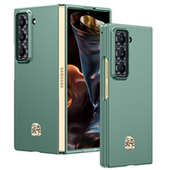 适用三星w25 磨砂w24套fold5前后双面全包w23超薄防摔潮 4肤感时尚 w26手机壳折叠屏立体心系天下fold6 fold7