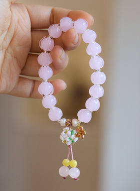 XKDDCT寺庙同款胭脂雪莲花琉璃手