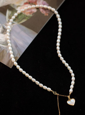 XKDDCT巴洛克天然淡水珍珠女式项