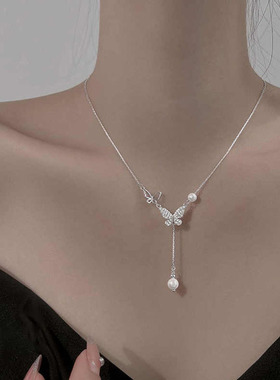 XKDDCT新款天然淡水珍珠蝴蝶流苏