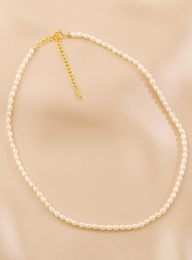 XKDDCT新款天然淡水45mm米珠简约