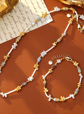 XKDDCT天然石珍珠项链女多巴胺复