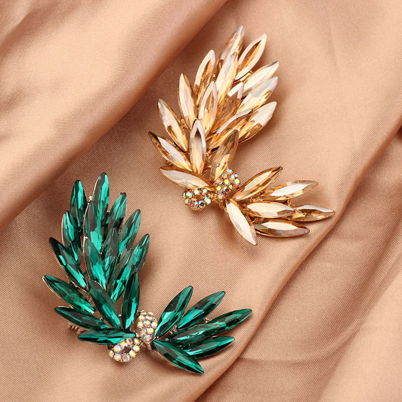 XKDDCT韩版西装稻穗羽翼配饰服装