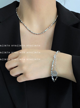 XKDDCT新款韩国冷风气质小方块项