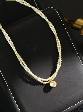 XKDDCT双层高品质玻璃珠珠圆形吊