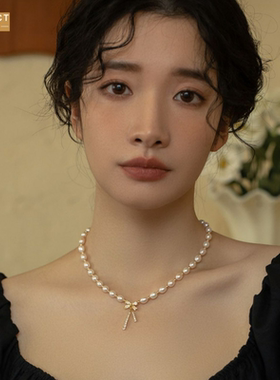 XKDDCT新款甜美蝴蝶结吊坠淡水