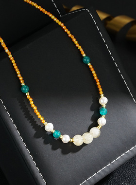 XKDDCT新中式天然淡水珍珠串珠夏