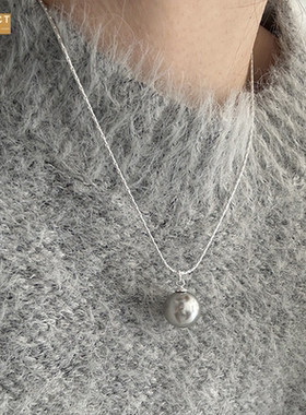 XKDDCT冷淡风珍珠吊坠项链女小众
