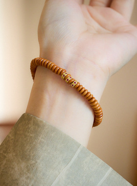 XKDDCT新款天然橄榄核菩提多宝金